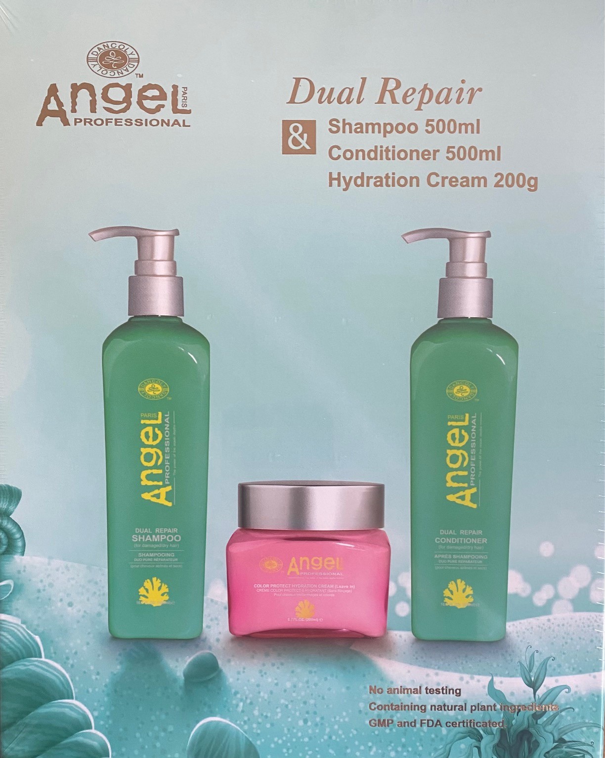 Dancoly Angel  Dual Repair Gift Set- (damaged hair)