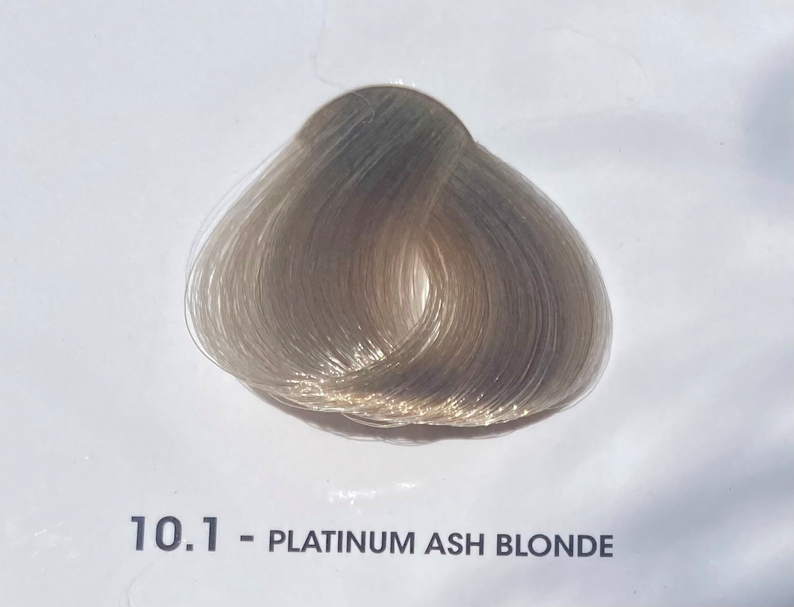 10.1Luminart Ammonia Free Colour - Platinum Ash Blonde