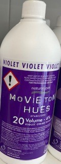 Natural look Movie Tones VIOLET Cream Developer 6% -950ml