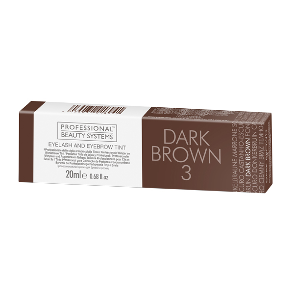 PBS Dark Brown Eyelash & Eyebrow Tint 20ml