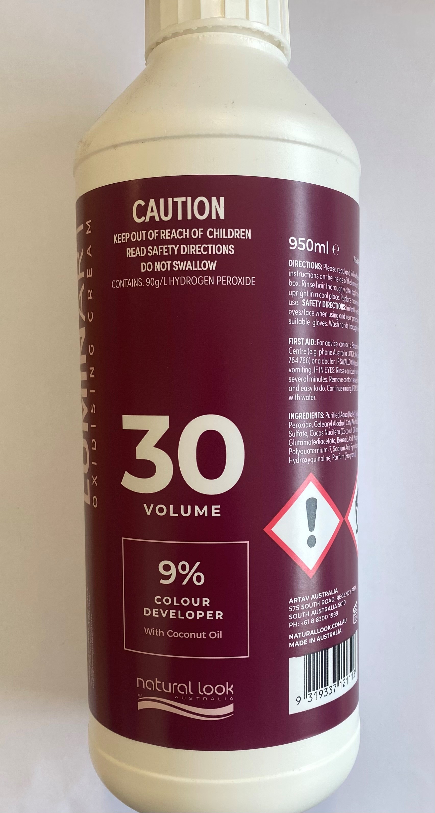 Luminart Oxidising Cream  30 Vol  9% -  950ml