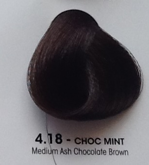 4.18Luminart Ammonia Free Colour - Med.Ash Choc. Brown
