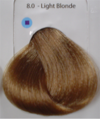 8.0Luminart Ammonia Free Colour 100ml - Light Blonde