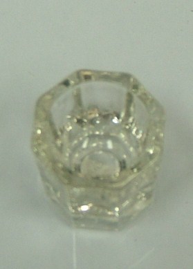 Eyelash tint mixing bowl glass dappen dish