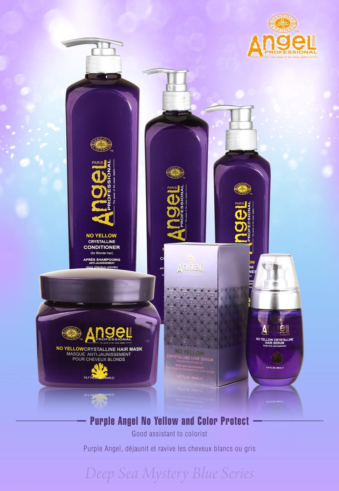 Dancoly Angel Paris  - No Yellow Crystaline Shampoo 500ml