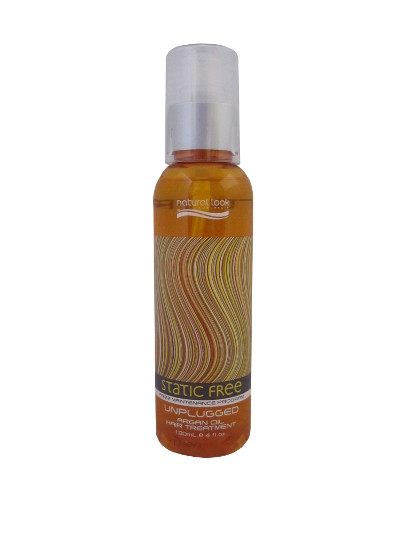 Natural Look Static Free Unplugged Argan Oil Hair Treatment 120ml