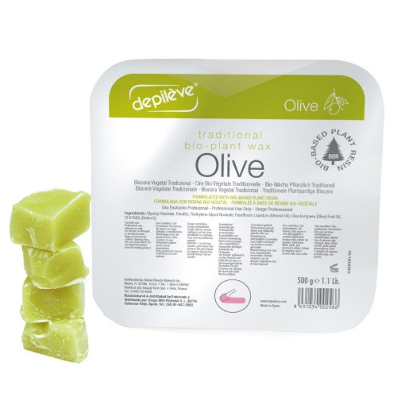 Depileve  Olive Traditional Bio Plant  Hot Wax 1kg