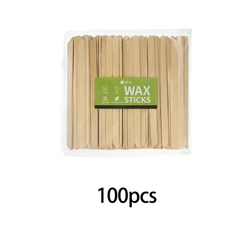 Wooden Wax Sticks (100)  Mini