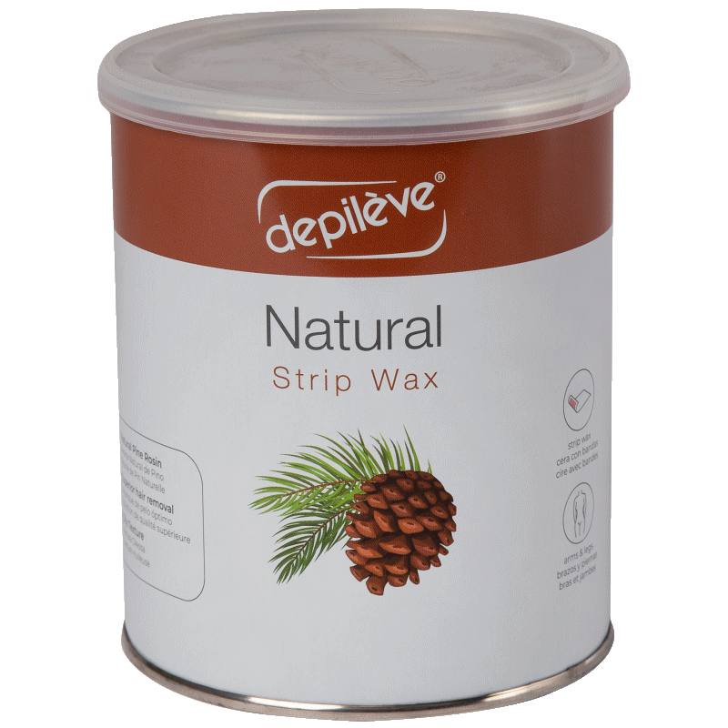 Depileve Natural Strip Wax 800G Tin
