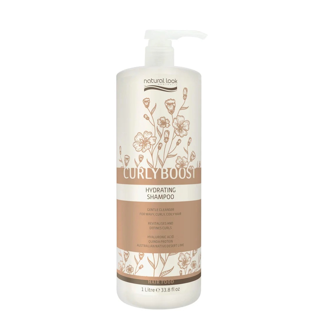 Natural Look Curly Boost Hydrating Shampoo 1ltr