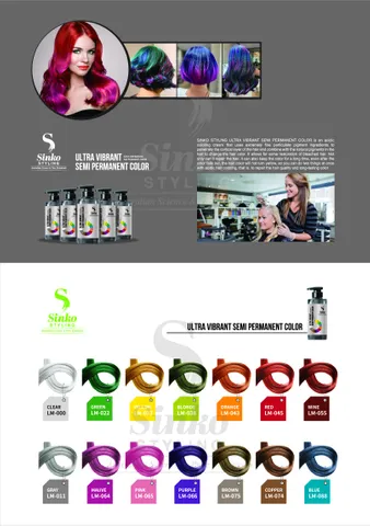 SINKO STYLING Classic Semi-Permanent Temporary Color 500ml - COPPER