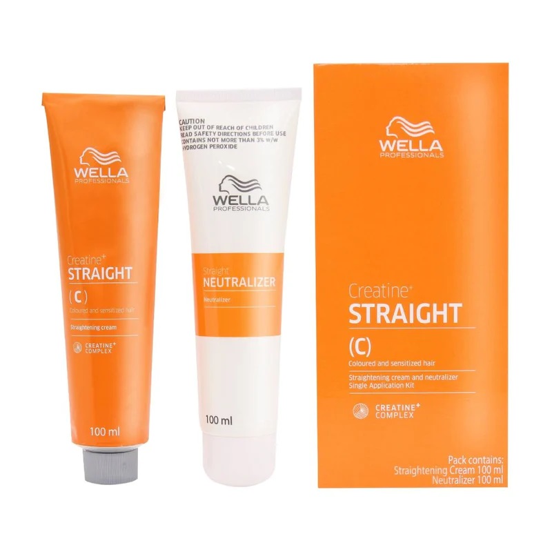 Wella Creatine Straight It Coloured/Sensitized Kit 100ml