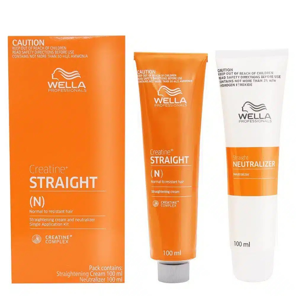 Wella Creatine Straight It Normal/Resistant Kit 100ml